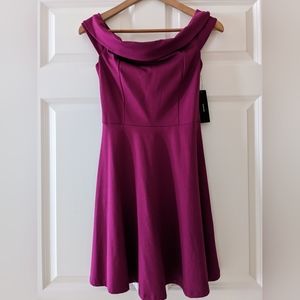 Lulus dress Season of Fun off the shoulder M party NWT Vibrant